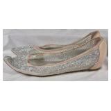 Jennifer Lopez Rhinestone Flats Size 7