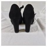 City Classified Comfort Black Mary Jane Heels