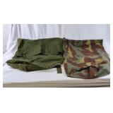 Military Style Cargo Pants Lot Camo & Olive Utility Pants