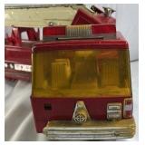 Vintage Structo Fire Truck Ladder Truck Pressed Steel Toy