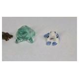 Frog Figurine Lot – Mixed Materials