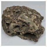 Natural Lava Rock Specimen – Porous Vesicular Basalt Display Piece