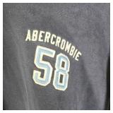 Abercrombie & Fitch Hoodie Men’s XL Gray Pullover Sweatshirt Logo 58