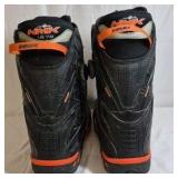 HMK Snowboard Boots – Black Lace-Up Design US 11M
