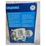 LifeSource Blood Pressure Monitor – Advanced Manual Inflate Digital Unit