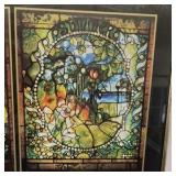 1989 The Treasures of Tiffany Poster – Chicago Tribune Framed Print