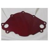 Meziere WP113R Small Block Ford Back Plate Windsor Red
