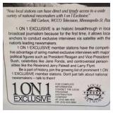 Vintage 1 On 1 Exclusive News Ad Framed Print