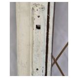 Vintage Wood Window Frame Diamond Lattice Farmhouse Wall Decor