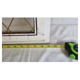 Vintage Wood Window Frame Diamond Lattice Farmhouse Wall Decor