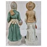 Lefton Ceramic Figurines Man Woman Pair