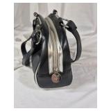 Playboy Black Faux Leather Handbag