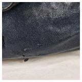 Nine & Co Dark Blue Faux Leather Shoulder Bag