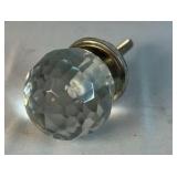 Faceted Glass Cabinet Drawer Knobs Lot