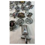 Vintage Car Emblem Hood Ornament Badge Lot