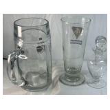 Assorted Drinkware Glasses – Beer Mug BJ’s Pint Playboy Shot Glass Decanter