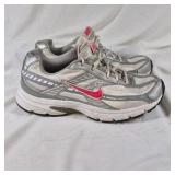 Nike P-6000 Running Shoes White Silver Red Size 8.5