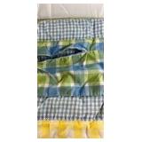 Patchwork Gingham Quilted Blanket