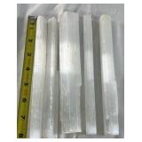 Mixed Mineral Specimens Selenite Quartz and Polished Stones