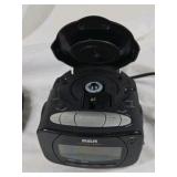 RCA CD Clock Radio & Naxa Portable CD Player Lot AM/FM Alarm Stereo