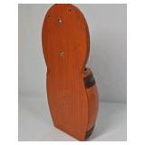 Barrel Style Wall Mount Bottle Opener with Cap Catch