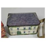 Decorative Tin Containers Mixed Lot