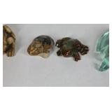 Frog Figurine Lot – Mixed Materials