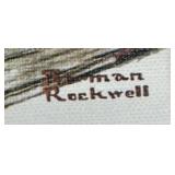 Norman Rockwell Doctor Print Framed Medical Scene Art