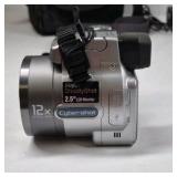 Sony Cyber-shot Digital Camera 12x Zoom Super SteadyShot w/ Case Charger