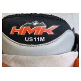 HMK Snowboard Boots – Black and White Lace-Up Design US 11M