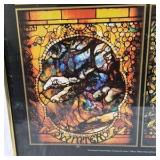 1989 The Treasures of Tiffany Poster – Chicago Tribune Framed Print