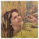Grain Belt Beer “Girl in the Barley Field” Poster – Vintage Brewery Advertising Print