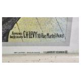 Vintage Moulin Rouge La Goulue Poster Framed Toulouse Lautrec Style