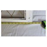 Vintage Wood Window Frame Diamond Lattice Farmhouse Wall Decor
