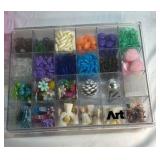 Mixed Craft Supplies and Bead Lot