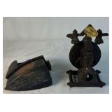 Cast Iron Decorative Iron and Scale Figurines