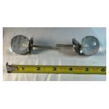Faceted Glass Cabinet Drawer Knobs Lot
