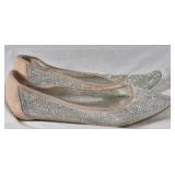 Jennifer Lopez Rhinestone Flats Size 7