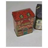 Decorative Tin Containers Mixed Lot