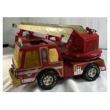 Vintage Structo Fire Truck Ladder Truck Pressed Steel Toy