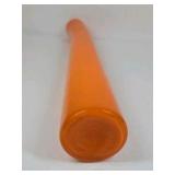 Orange Art Glass Vase