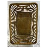 Wicker Storage Basket Set Rectangular Rustic Home Decor