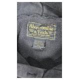 Abercrombie & Fitch Hoodie Men’s XL Gray Pullover Sweatshirt Logo 58