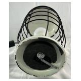 Hearth & Hand with Magnolia Table Lamp – Metal Cage Design White Base