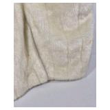 Bagazio Faux Fur Coat Womens Long Ivory Plush Winter Coat