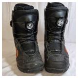 HMK Snowboard Boots – Black Lace-Up Design US 11M