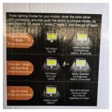 LED Flood Light and Solar Motion Sensor Light – Outdoor Lighting Units