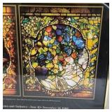 1989 The Treasures of Tiffany Poster – Chicago Tribune Framed Print
