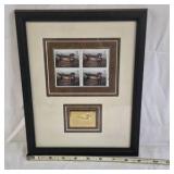 Ducks Unlimited Framed Duck Stamp Display
