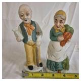 Flamino Ceramic Figurines Man Woman Pair